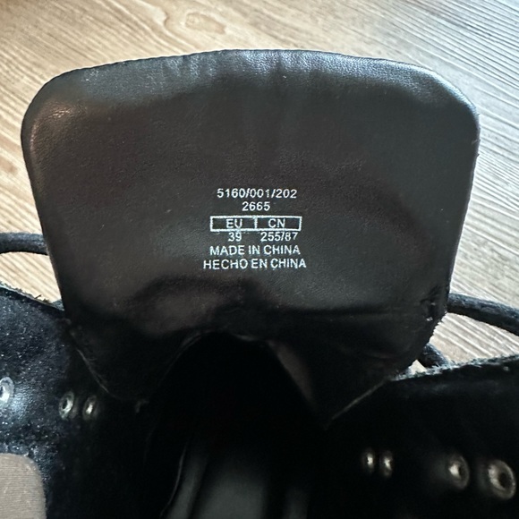 Zara Women’s Mountain Boots Airfit Lace Up Platforms | High-top laced sneakers - Picture 9 of 11